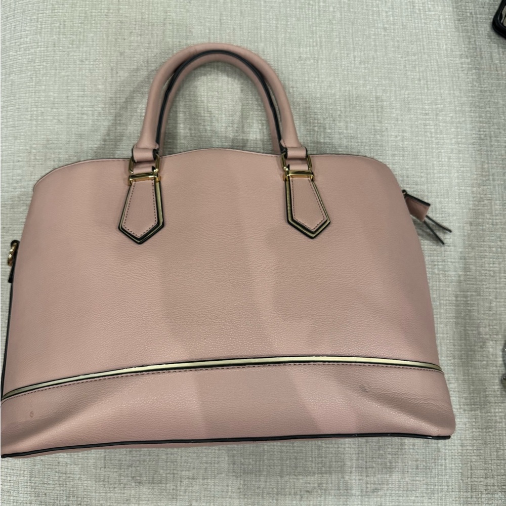 Mathew + Julian Pink Pebble Leather Bag